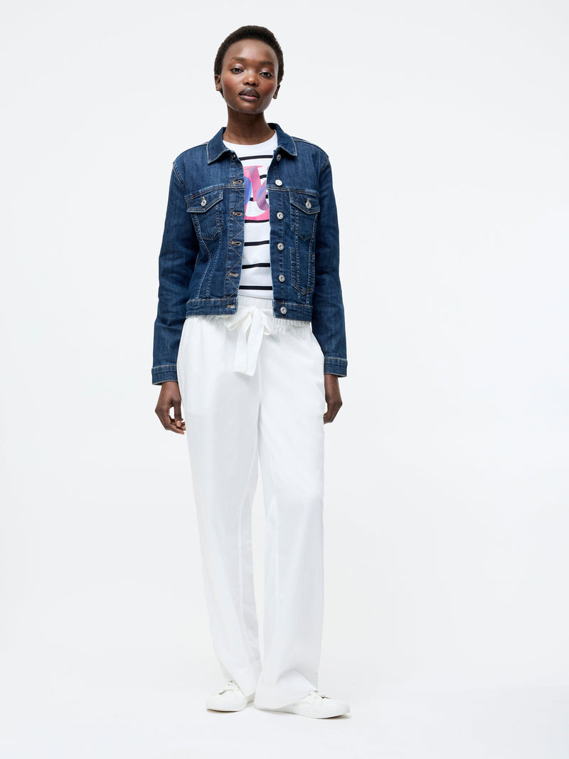 French Connection Prem Recycled Denim Jacket Vintage