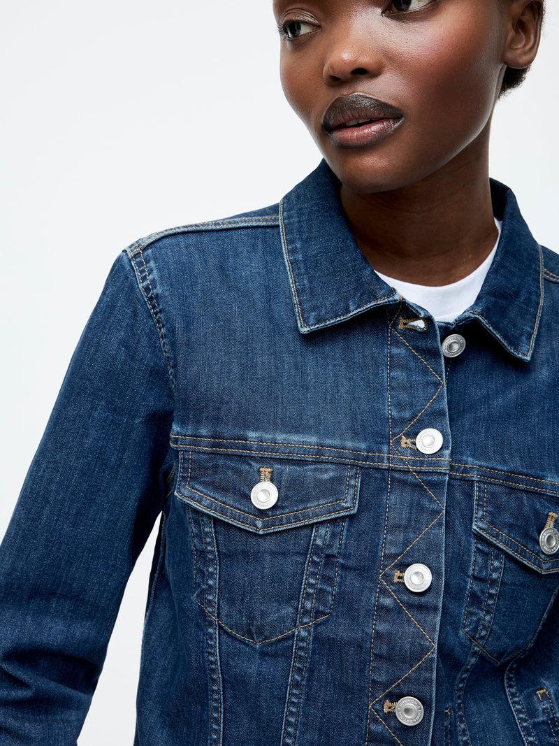French Connection Prem Recycled Denim Jacket Vintage