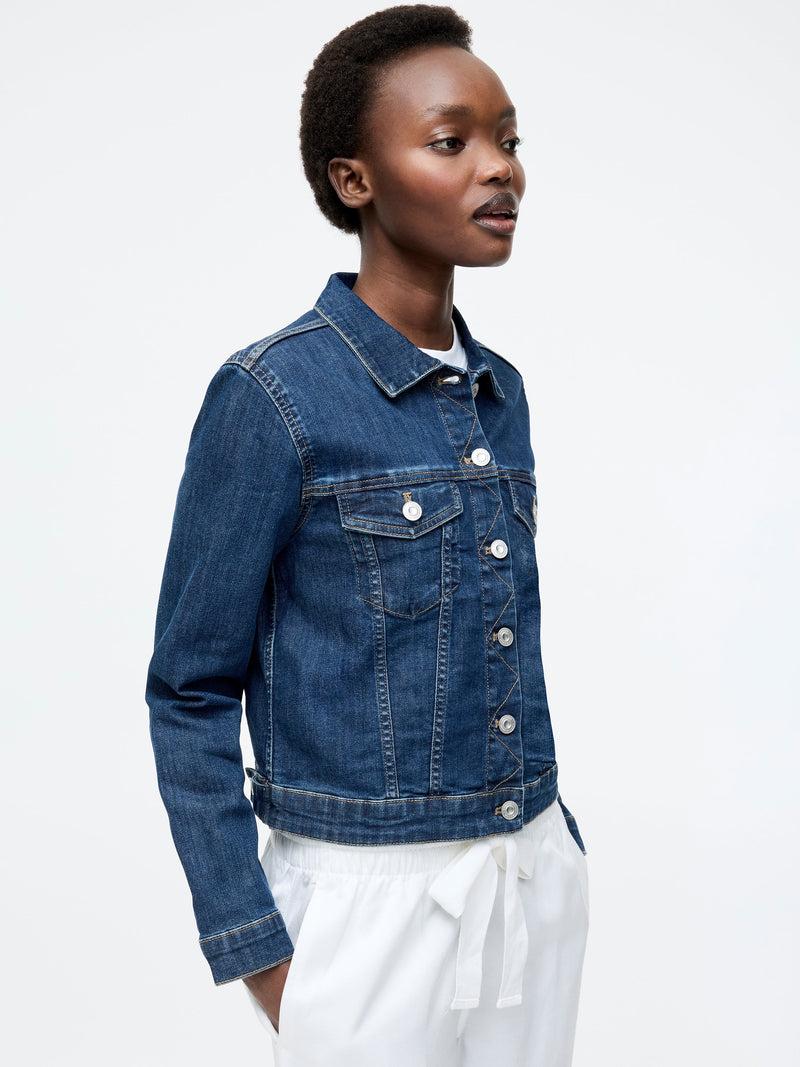 French Connection Prem Recycled Denim Jacket Vintage