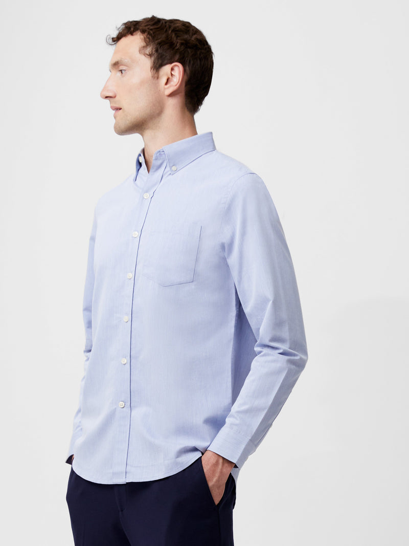 French Connection Regular Fit Button Down Oxford Shirt Light Blue