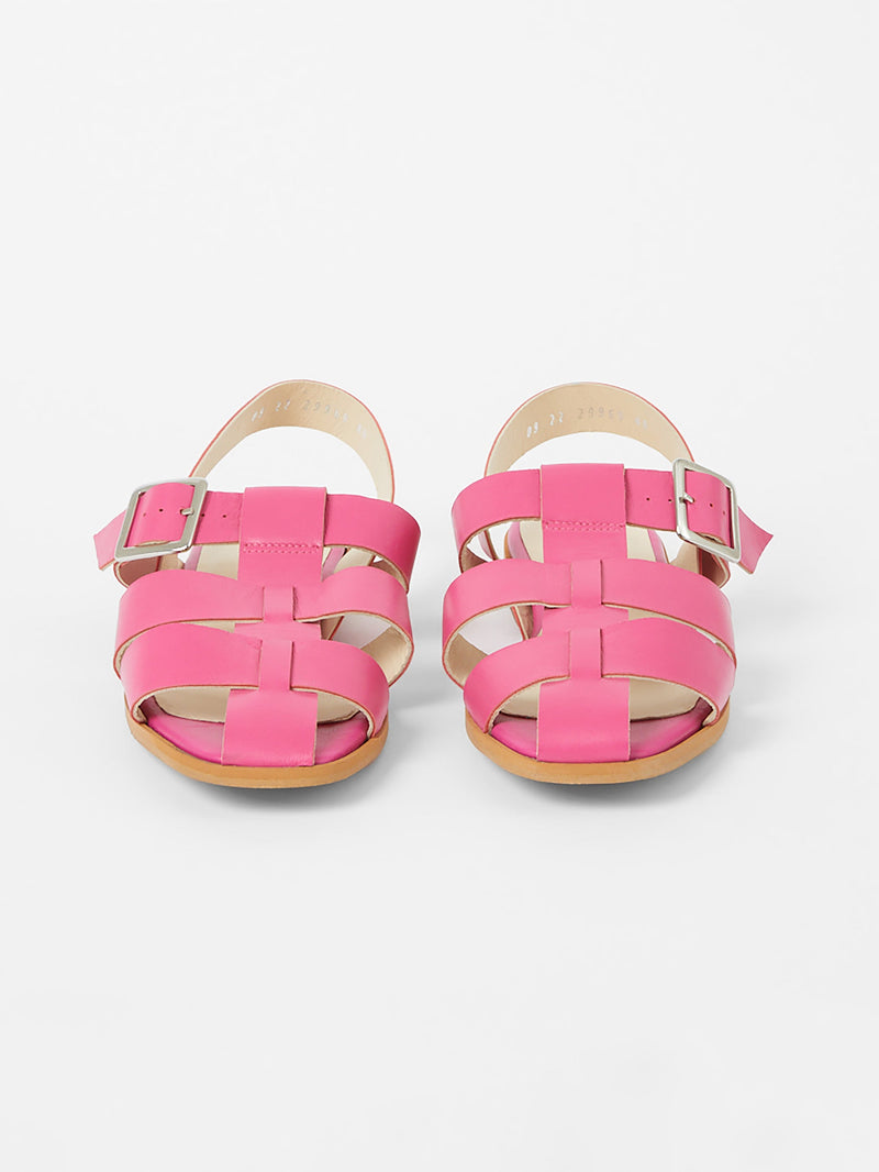 French Connection S+W X Luisa Fisherman Caged Sandals Fuchsia