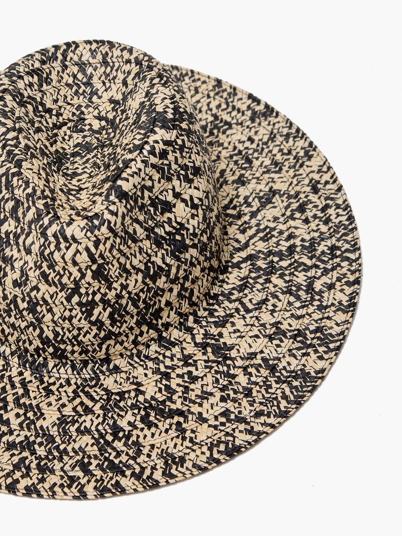 French Connection Salt And Pepper Sun Hat Natural/Black