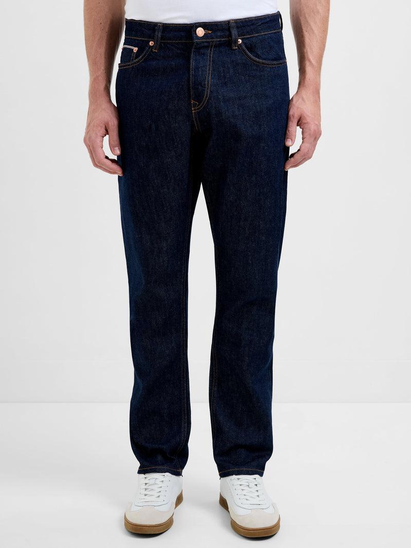 French Connection Slim Fit Selvedge Denim Jeans Indigo Blue