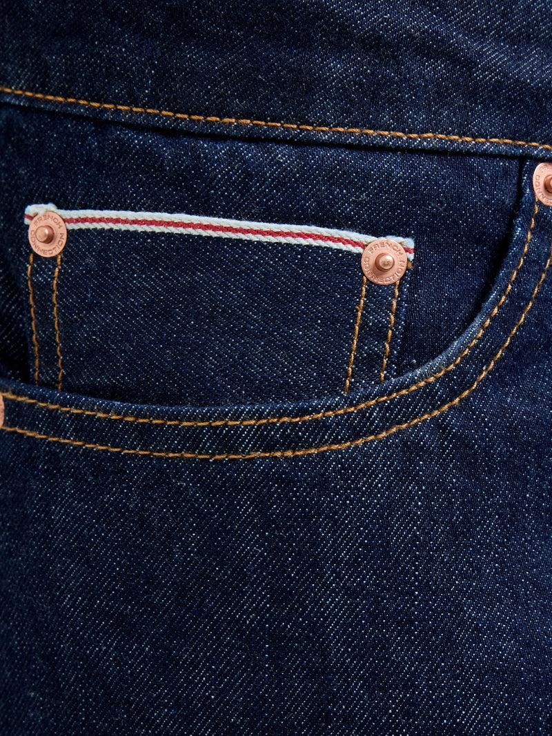 French Connection Slim Fit Selvedge Denim Jeans Indigo Blue
