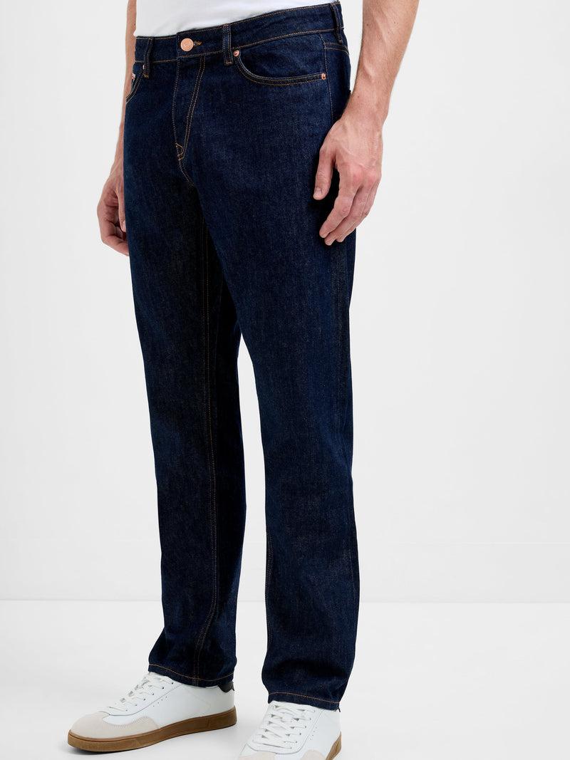 French Connection Slim Fit Selvedge Denim Jeans Indigo Blue