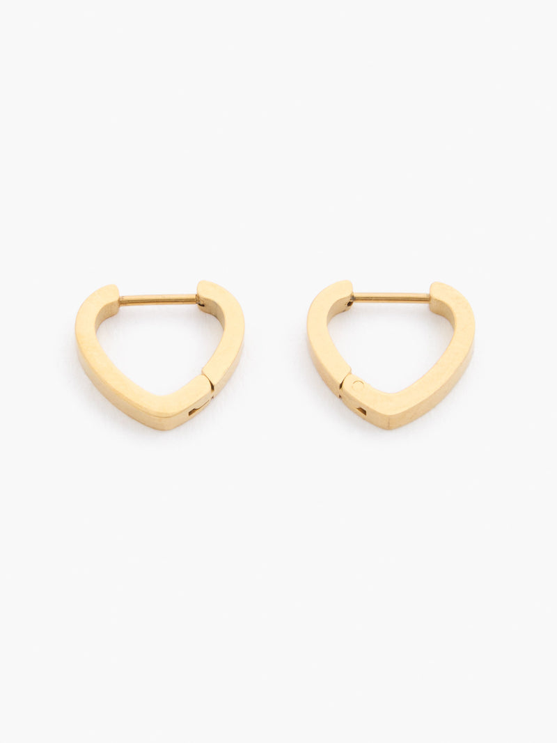 French Connection Small Huggie Hoop Earrings (2 Pairs) Gold