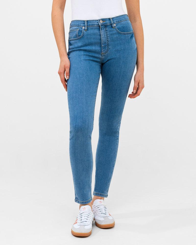 french connection Soft Stretch Denim High Rise Skinny Jeans 30 Inch Light Wash