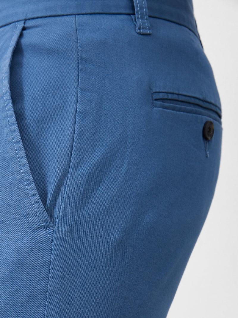 French Connection Stretch Chino Trousers Steel Blue