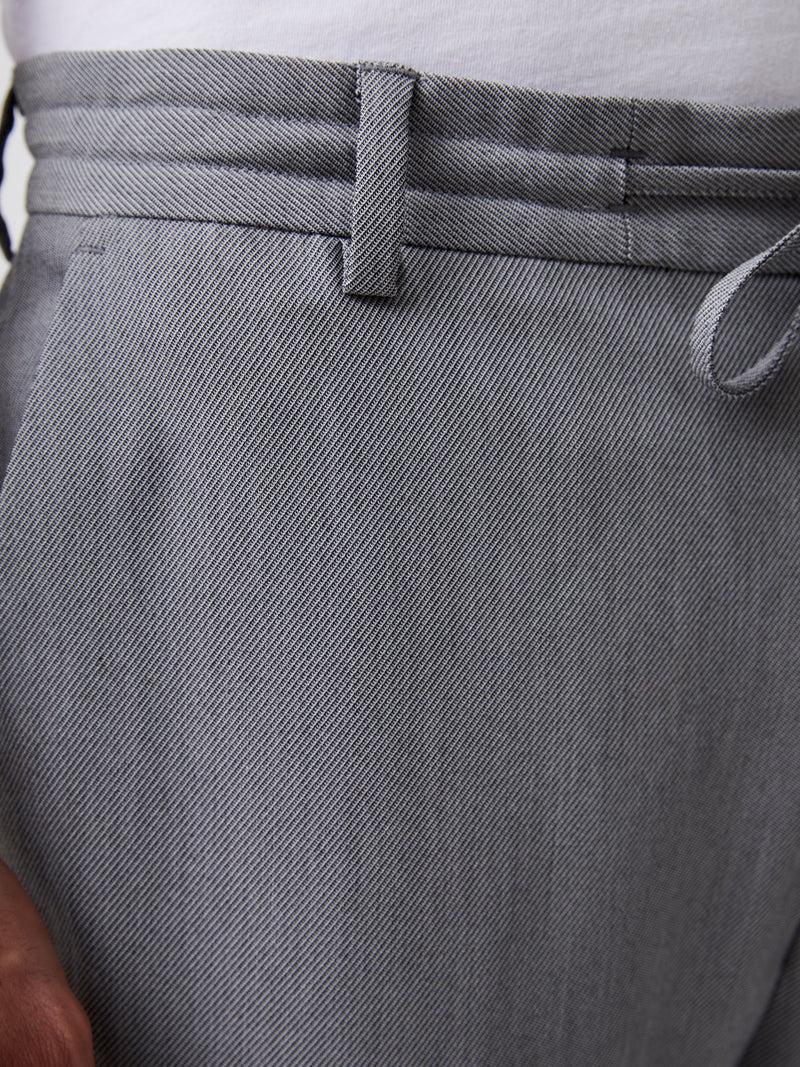 French Connection Stretch Knitted Trousers Light Grey