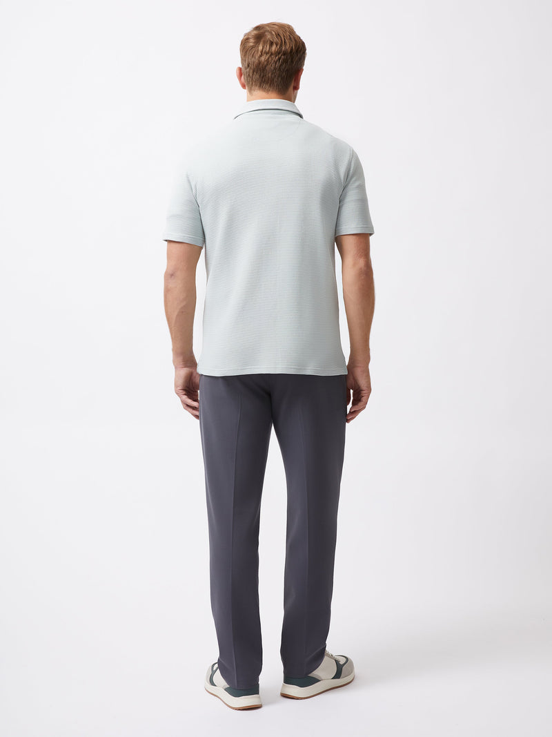 French Connection Textured Short Sleeve Shirt Mist Green