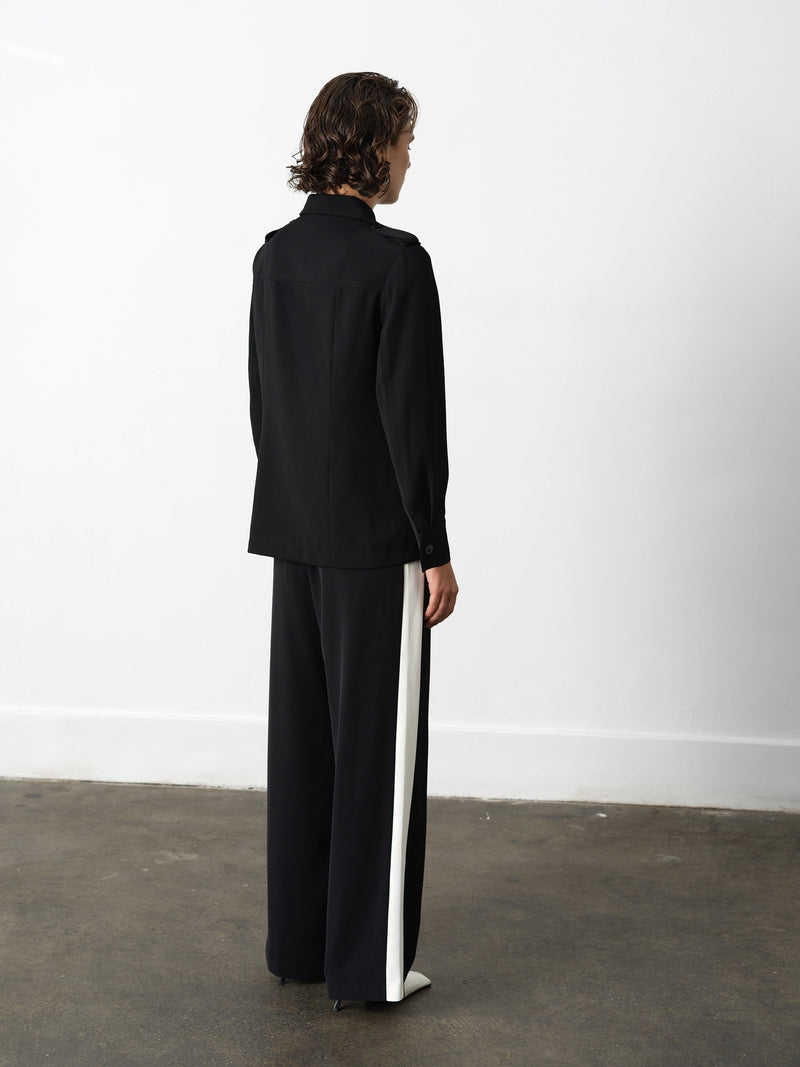 French Connection Vinnie Tailored Shirt Jacket Black