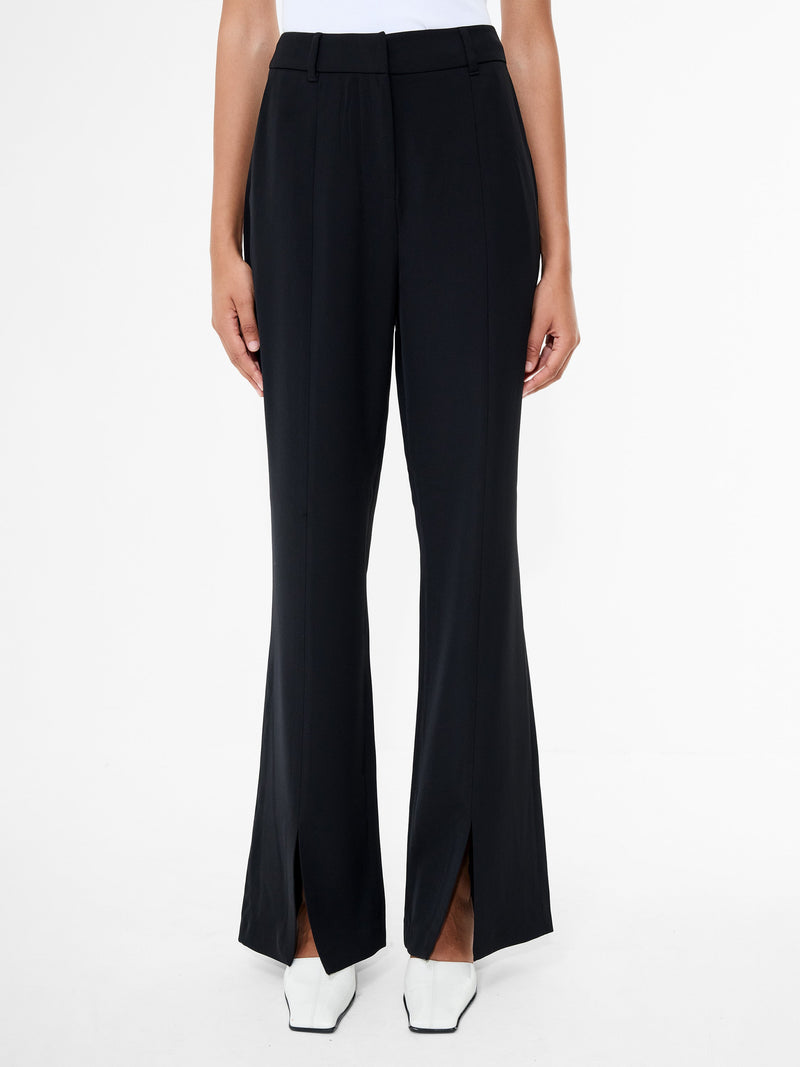French Connection Vinnie Tailored Slit Trousers Black