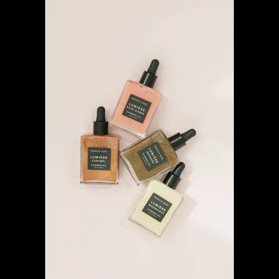 French Girl Caramel Shimmer Oil
