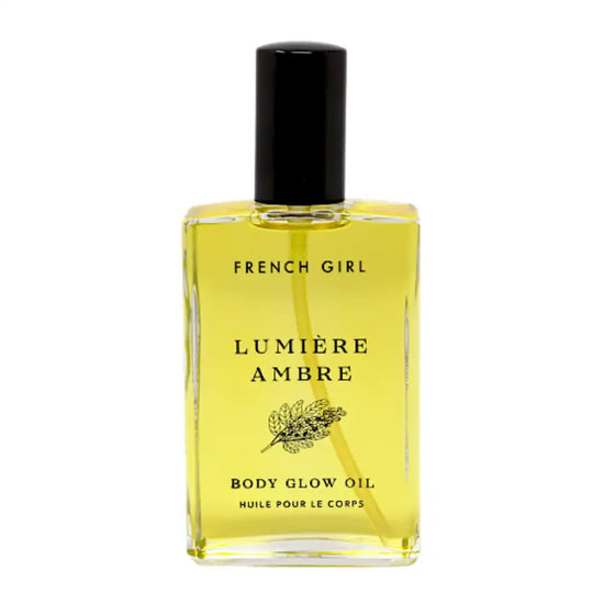 french girl Lumière Body Glow Oil Ambre