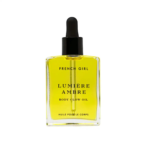 french girl Lumière Body Glow Oil Ambre