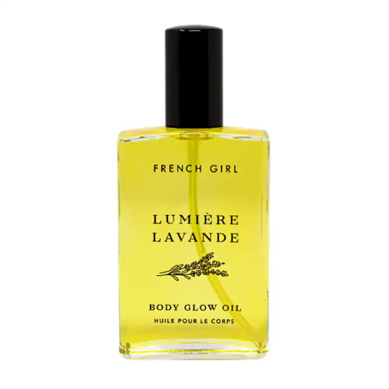 french girl Lumière Body Glow Oil Lavande