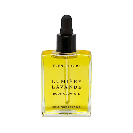 french girl Lumière Body Glow Oil Lavande