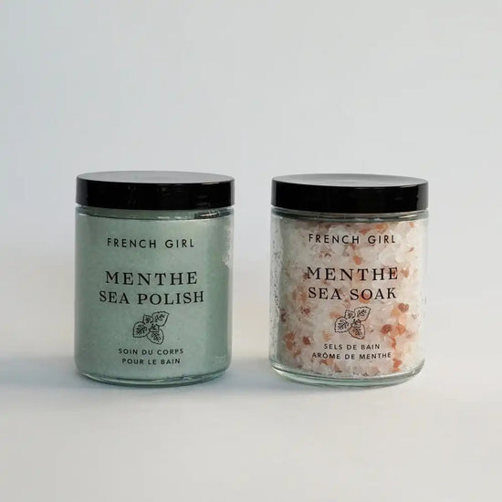French Girl Luxe Mint Bath Soak & Body Polish