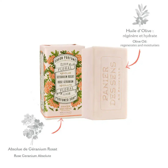 French Girl South Of France Rose Geranium Soap