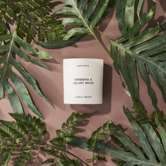 french girl Verbena & Velvet Moss Candle