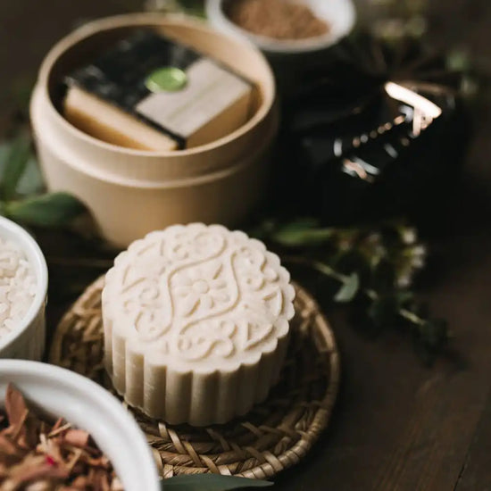 French Girl Rice Water Shampoo & Conditioner Bar W/ Bamboo Holder