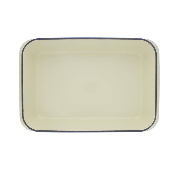 French Home Chasseur 12.5" X 8" Red French Enameled Cast Iron Rectangular Roaster (CI_3542)