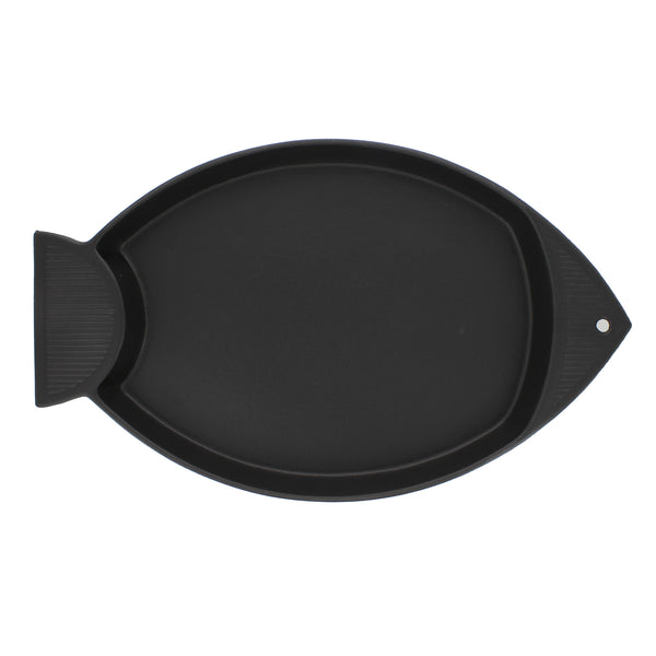 French Home Chasseur 16-inch French Cast Iron Fish-shaped Griddle (CI_32782)