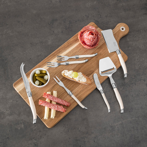 French Home French Home 14-Piece Laguiole Charcuterie Set With Wood Serving Board