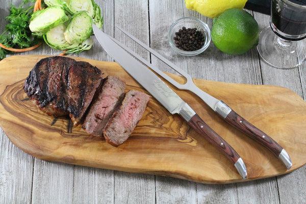 French Home French Home 2 Piece Laguiole Pakkawood Carving Set