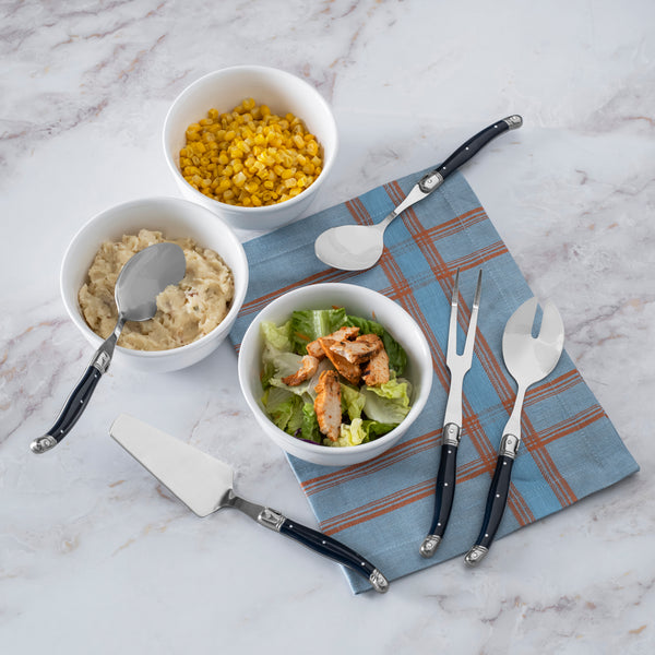 French Home French Home 5-Piece Laguiole Hostess Set - Navy Blue