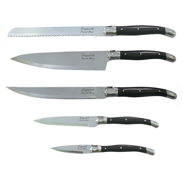 french home French Home 5 Piece Laguiole Kitchen Knife Set