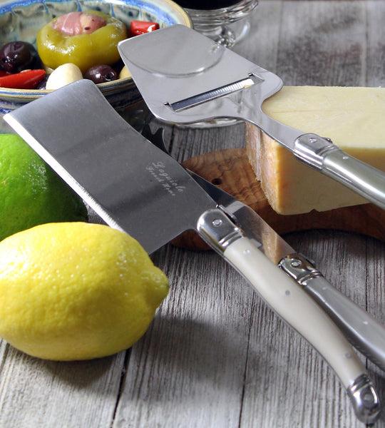 French Home French Home 5 Piece Laguiole Mist Cheese Knife And Fork And Slicer Set