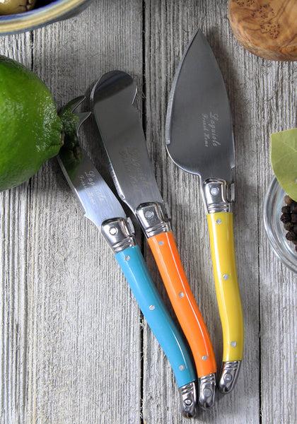 French Home French Home 7 Piece Laguiole Jewel Colors Cheese Knife And Spreader Set