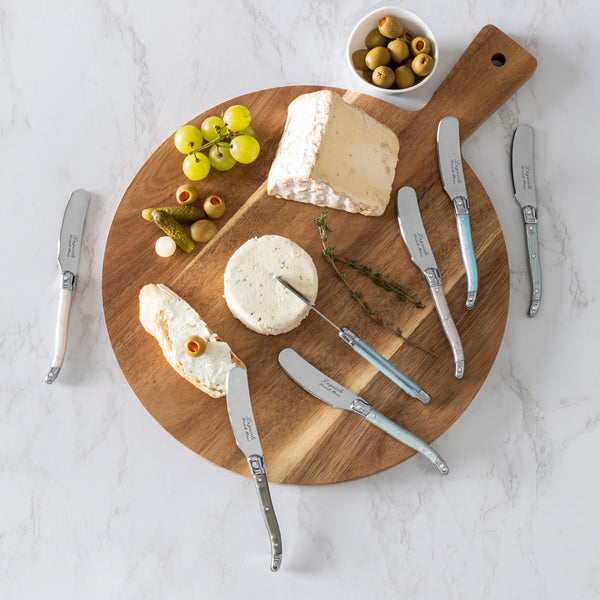 French Home French Home 8-Piece Laguiole Spreader Set With Mother Of Pearl Handles