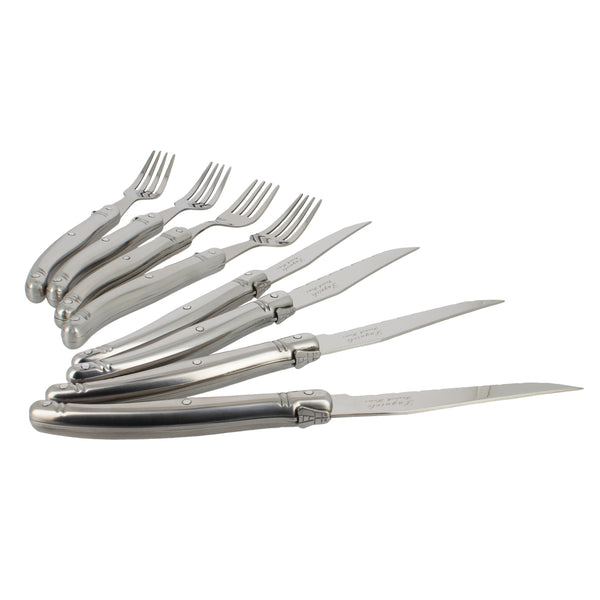 French Home French Home 8 Piece Laguiole Stainless Steel Steak Knife And Fork Set