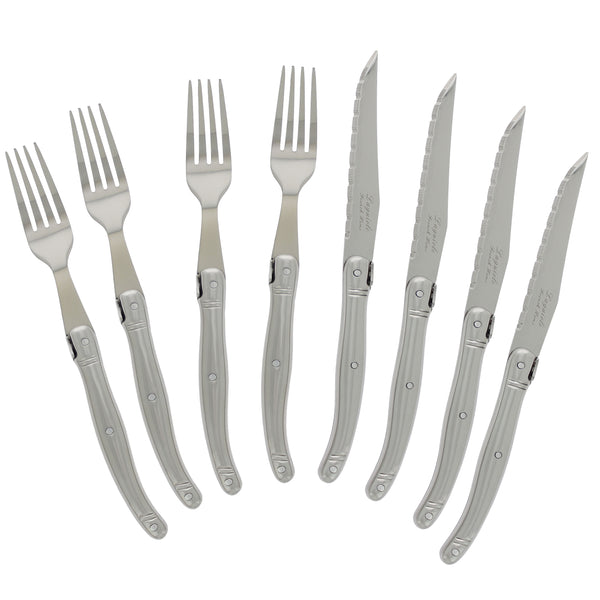 French Home French Home 8 Piece Laguiole Stainless Steel Steak Knife And Fork Set