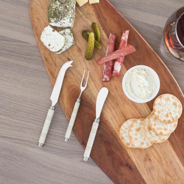 French Home French Home Jubilee Cheese Knife Spreader And Fork Set - Shades Of Light