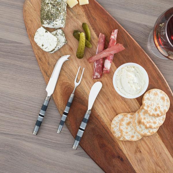French Home French Home Jubilee Cheese Knife Spreader And Fork Set - Shades Of Graphite