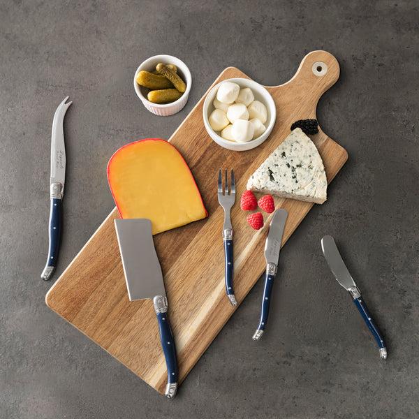French Home French Home Laguiole 12-Piece Navy Charcuterie Set With Wood Board