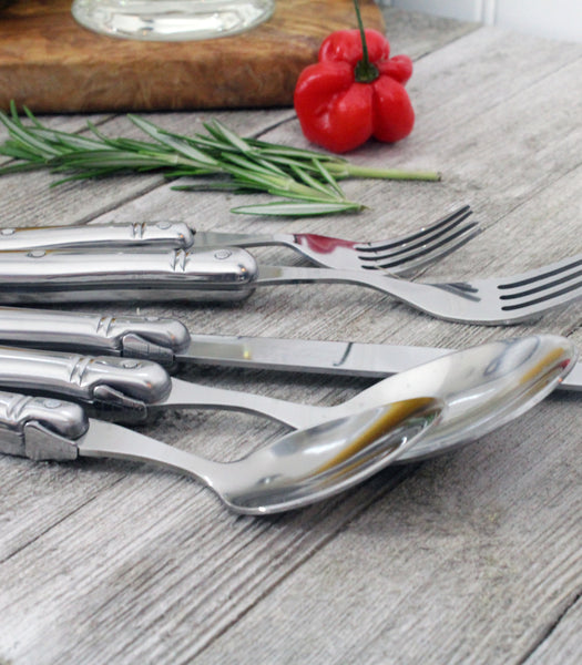French Home French Home Laguiole 20 Piece Stainless Steel Flatware Set Service For 4 Stainless Steel Handles