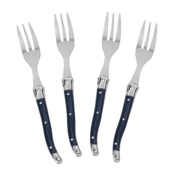 french home French Home Laguiole Cake Forks Set of 4 Navy