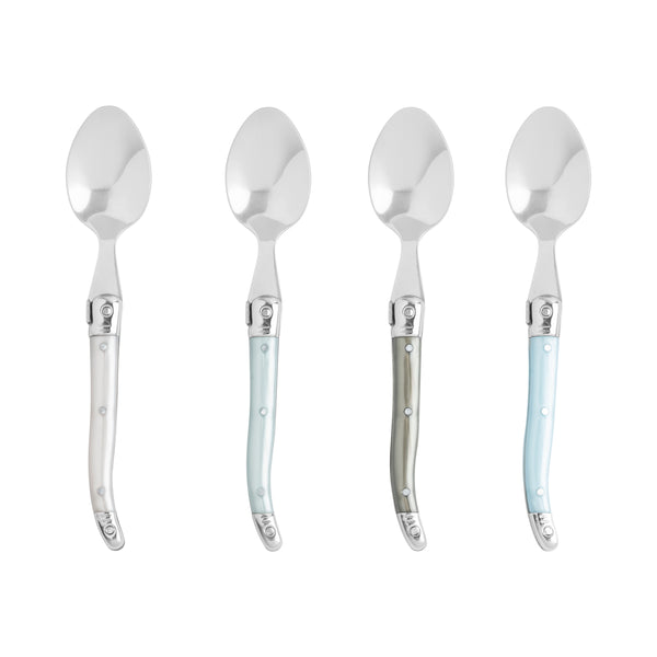 french home French Home Laguiole Coffee Spoons Set of 4 - Mother of Pearl french home French Home Laguiole Coffee Spoons Set of 4 - Mother of Pearl