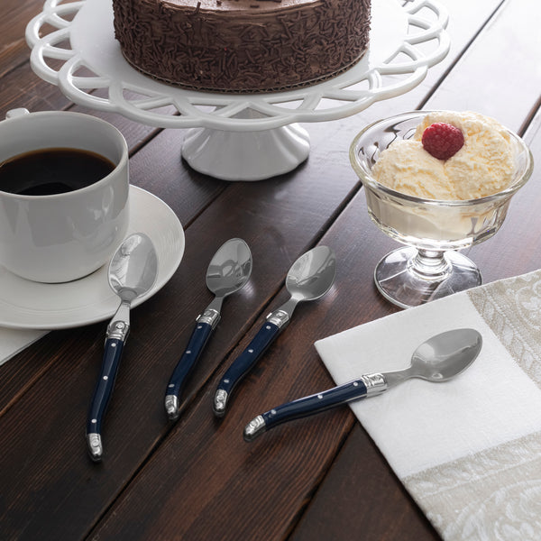 French Home French Home Laguiole Coffee Spoons Set Of 4 Navy