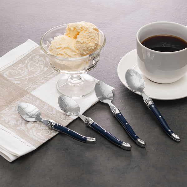 French Home French Home Laguiole Coffee Spoons Set Of 4 Navy