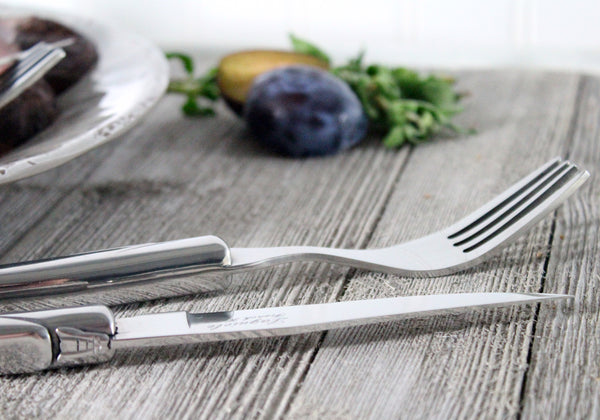 French Home French Home Laguiole Connoisseur Stainless Steel 8-piece Steak Knife And Fork Set