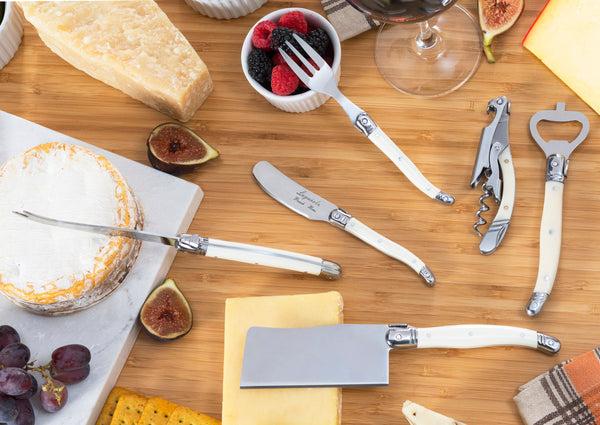 French Home French Home Laguiole Essential 9-Piece Charcuterie And Barware Set With Faux Ivory Handles