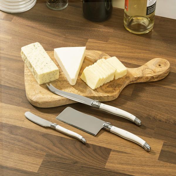 French Home French Home Laguiole Set Of 3 Cheese Knives - Faux Ivory