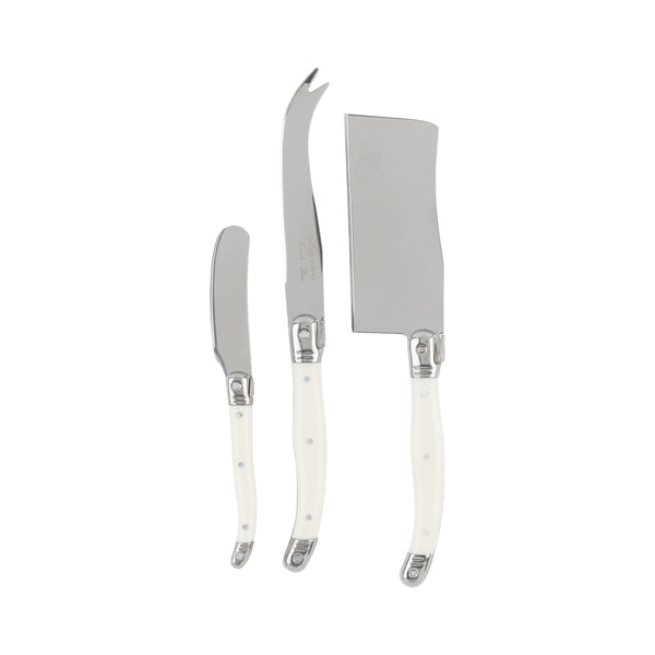 french home French Home Laguiole Set of 3 Cheese Knives - Faux Ivory