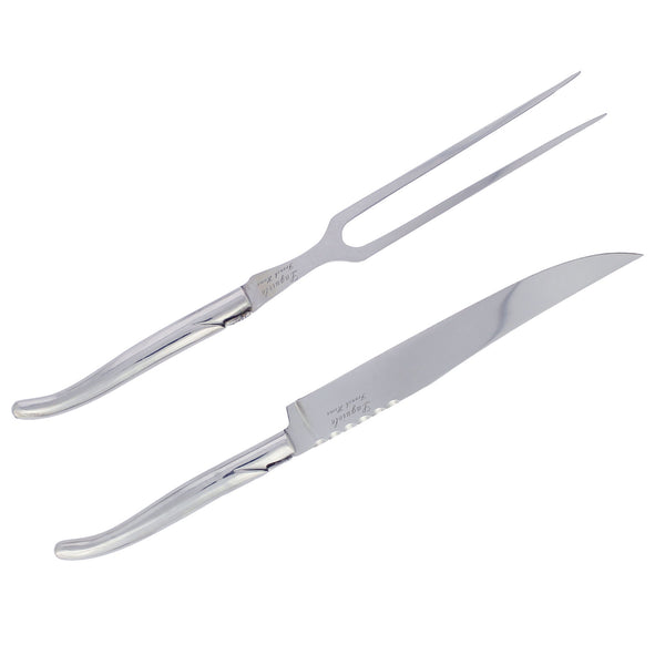 French Home French Home Laguiole Stainless Steel Carving Knife And Fork Set