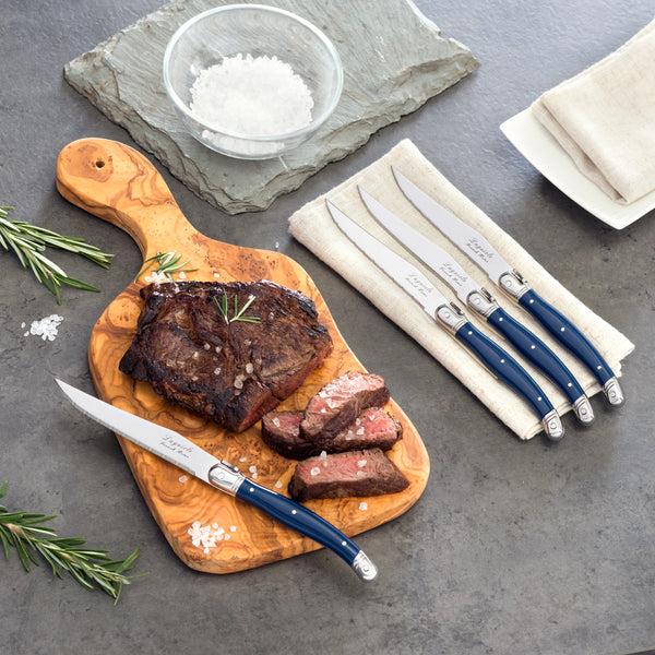 French Home French Home Laguiole Steak Knives Set Of 4 Navy Blue